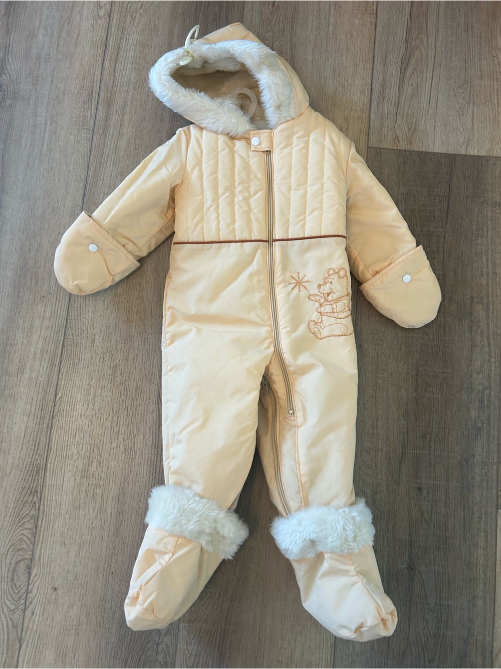Vintage 90s Winnie the Pooh Snowsuit 18-24M Sears brand